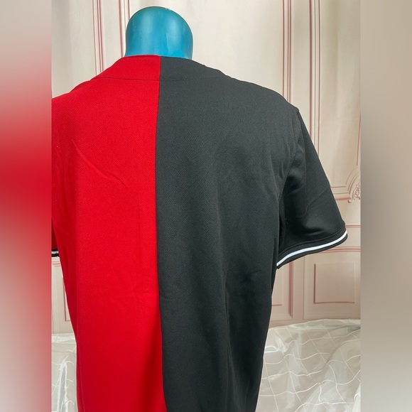 Disney Park Our Universe Marvel Logo Baseball Jersey Men's LARGE NW WDW AVENGERS - Picture 6 of 13